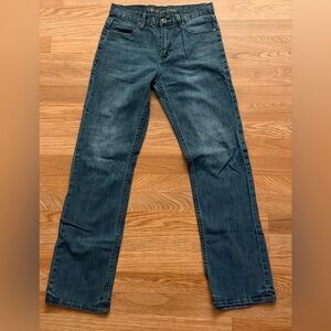 Cody James Jeans Mens 30x34 Blue Straight Mid Rise Stretch Denim Zip Fly Classic